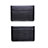 Double Pochette Housse Cuir L14 pour Apple MacBook Air 13 pouces Noir
