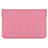 Double Pochette Housse Cuir L15 pour Apple MacBook Pro 13 pouces Rose
