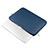 Double Pochette Housse Cuir L16 pour Apple MacBook Pro 13 pouces Retina Bleu