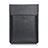 Double Pochette Housse Cuir L21 pour Apple MacBook 12 pouces Noir Petit
