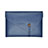 Double Pochette Housse Cuir L22 pour Apple MacBook Air 13 pouces Bleu