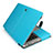 Double Pochette Housse Cuir L24 pour Apple MacBook Pro 13 pouces Retina Bleu Ciel
