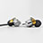 Ecouteur Casque Filaire Sport Stereo Intra-auriculaire Oreillette H04 Argent Petit