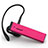 Ecouteur Casque Sport Bluetooth Stereo Intra-auriculaire Sans fil Oreillette H44 Rose Rouge Petit