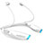 Ecouteur Casque Sport Bluetooth Stereo Intra-auriculaire Sans fil Oreillette H52 Blanc Petit