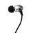 Ecouteur Filaire Sport Stereo Casque Intra-auriculaire Oreillette H01 Noir Petit