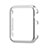 Etui Bumper Luxe Aluminum Metal C01 pour Apple iWatch 3 42mm Argent Petit