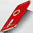 Etui Bumper Luxe Metal et Plastique avec Support Bague Anneau A02 pour Huawei GR5 (2017) Rouge Petit