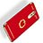 Etui Bumper Luxe Metal et Plastique avec Support Bague Anneau A02 pour Huawei GR5 (2017) Rouge Petit
