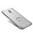 Etui Bumper Luxe Metal et Plastique avec Support Bague Anneau pour Huawei GR5 (2017) Argent Petit
