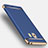 Etui Bumper Luxe Metal et Plastique avec Support Bague Anneau pour Samsung Galaxy C9 Pro C9000 Bleu