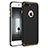 Etui Bumper Luxe Metal et Plastique F02 pour Apple iPhone 8 Plus Noir Petit