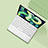 Etui Clapet Portefeuille Livre Cuir avec Clavier K01 pour Apple iPad Air 10.9 (2020) Pastel Vert