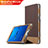 Etui Clapet Portefeuille Livre Cuir L01 pour Huawei MediaPad M3 Lite 8.0 CPN-W09 CPN-AL00 Marron
