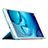 Etui Clapet Portefeuille Livre Cuir pour Huawei Mediapad M3 8.4 BTV-DL09 BTV-W09 Cyan Petit