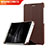 Etui Clapet Portefeuille Livre Cuir R01 pour Huawei MediaPad T2 Pro 7.0 PLE-703L Marron