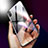 Etui Contour Silicone et Vitre Transparente Miroir pour Apple iPhone Xs Noir Petit