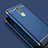 Etui Luxe Aluminum Metal pour Huawei Honor 6X Bleu Petit