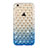 Etui Luxe Strass Bling Diamant Transparente Degrade pour Apple iPhone 6S Plus Bleu
