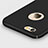 Etui Plastique Rigide avec Trou et Support Bague Anneau Mat et Support Bague Anneau pour Apple iPhone 6S Plus Noir Petit