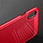 Etui Plastique Rigide Mailles Filet pour Apple iPhone Xs Rouge Petit