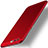 Etui Plastique Rigide Mailles Filet pour Huawei Honor 9 Premium Rouge