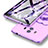 Etui Plastique Rigide Mat avec Support Bague Anneau A03 pour Huawei Mate 10 Violet