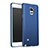 Etui Plastique Rigide Mat M01 pour Samsung Galaxy Note 4 Duos N9100 Dual SIM Bleu