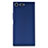Etui Plastique Rigide Mat M01 pour Sony Xperia XZ Premium Bleu Petit