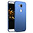 Etui Plastique Rigide Mat M02 pour Huawei G7 Plus Bleu