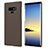 Etui Plastique Rigide Mat M04 pour Samsung Galaxy Note 9 Marron