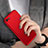 Etui Plastique Rigide Mat M10 pour Apple iPhone 8 Rouge Petit