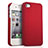 Etui Plastique Rigide Mat pour Apple iPhone 4 Rouge