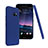 Etui Plastique Rigide Mat pour HTC 10 One M10 Bleu