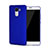 Etui Plastique Rigide Mat pour Huawei Honor 7 Dual SIM Bleu