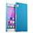 Etui Plastique Rigide Mat pour Sony Xperia Z3+ Plus Bleu Ciel