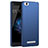 Etui Plastique Rigide Mat pour Xiaomi Mi 4C Bleu