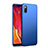 Etui Plastique Rigide Mat pour Xiaomi Mi 8 Pro Global Version Bleu