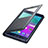 Etui Portefeuille Flip Cuir pour Samsung Galaxy A7 SM-A700 Noir Petit