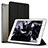Etui Portefeuille Livre Cuir L01 pour Apple iPad Air Noir
