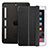 Etui Portefeuille Livre Cuir L05 pour Apple iPad Mini Noir