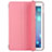 Etui Portefeuille Livre Cuir L06 pour Apple iPad Mini Rose Petit
