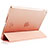 Etui Portefeuille Livre Cuir pour Apple iPad Air 2 Or Rose Petit