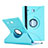 Etui Portefeuille Livre Cuir pour Samsung Galaxy Tab E 9.6 T560 T561 Bleu