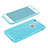 Etui Silicone avec Trou Souple Couleur Unie pour Apple iPhone 6S Plus Bleu Ciel Petit