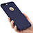 Etui Silicone avec Trou Souple Couleur Unie pour Apple iPhone 8 Plus Bleu