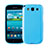 Etui Silicone Gel Souple Couleur Unie pour Samsung Galaxy S3 i9300 Bleu Petit
