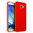 Etui Silicone Souple Couleur Unie Gel pour Samsung Galaxy J7 Prime Rouge