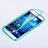 Etui Transparente Integrale Silicone Souple Avant et Arriere pour Samsung Galaxy S4 i9500 i9505 Bleu Ciel