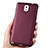 Etui Ultra Fine Silicone Souple pour Samsung Galaxy Note 3 N9000 Violet Petit